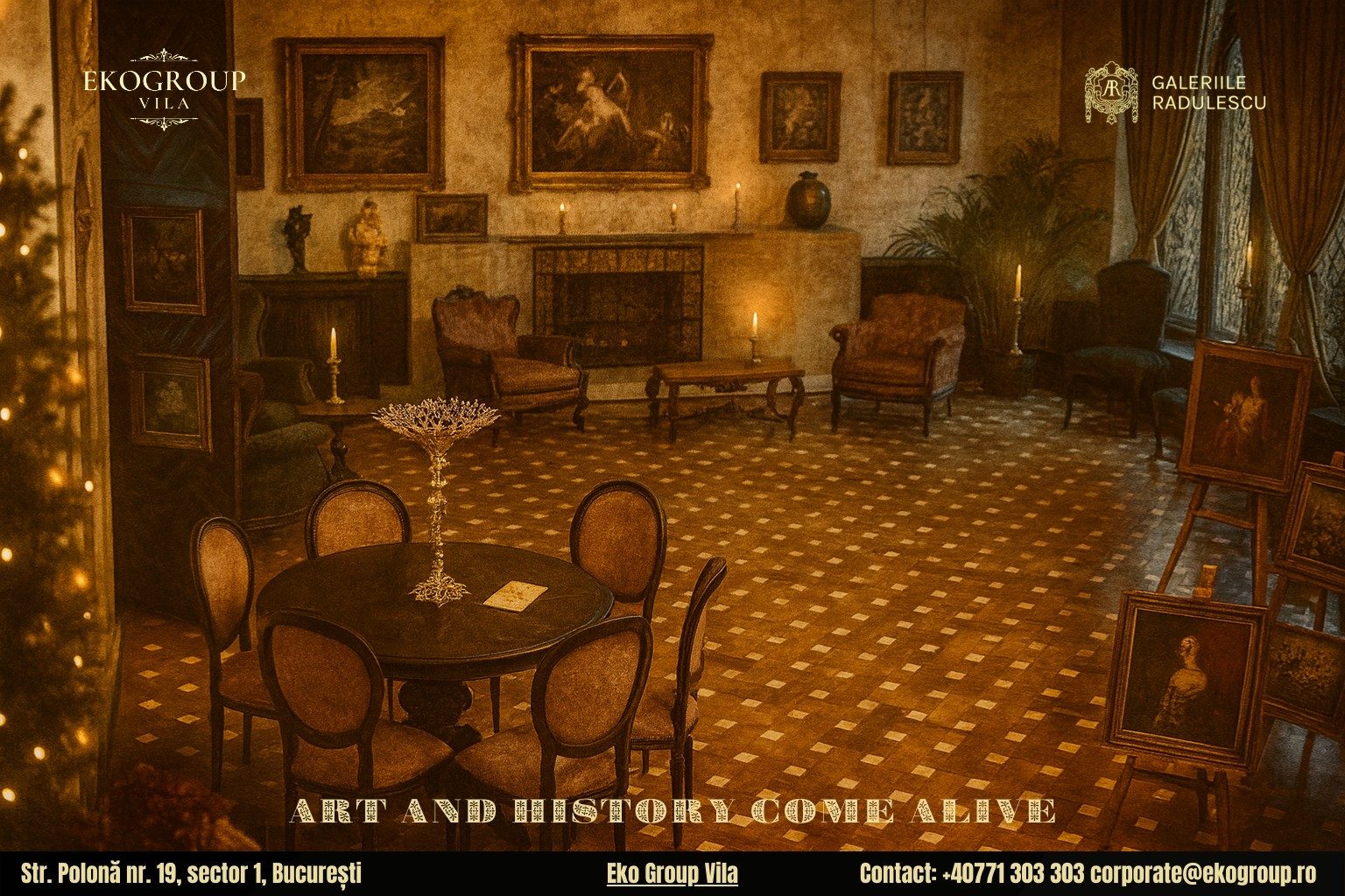 Povestea Crăciunului redescoperită în eleganța anilor ’30 la Eko Group Vila 3 Povestea Crăciunului redescoperită în eleganța anilor ’30 la Eko Group Vila