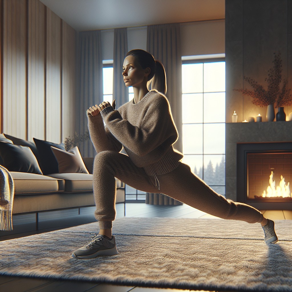 Antrenamente acasă: exerciții simple care îți țin corpul activ iarna